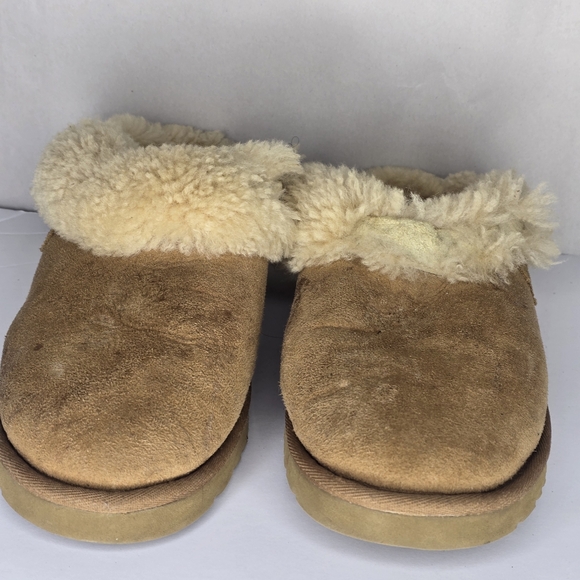Ugg Disquette Slipper in Chestnut Suede Size 7 Cozy - Picture 5 of 7